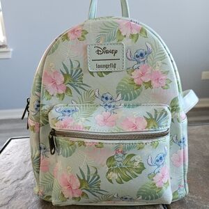 Loungefly Disney Stitch Floral Backpack